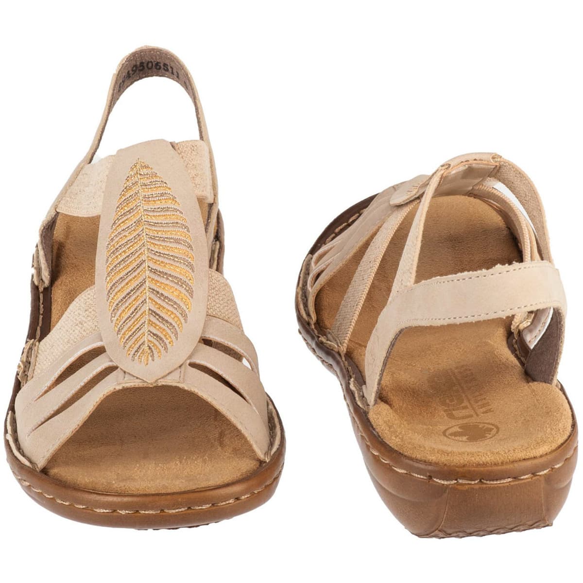 Women's Sports Sandals Rieker Beige