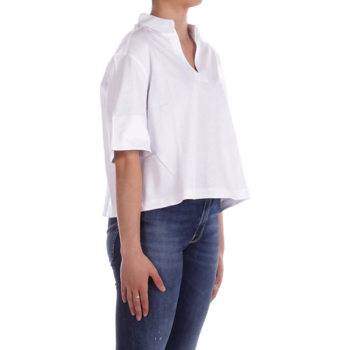 Women's T-Shirts K-Way White