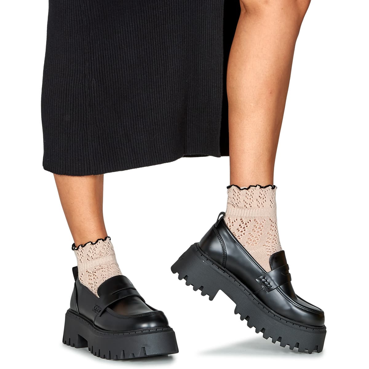 Women's Loafers Buffalo Black