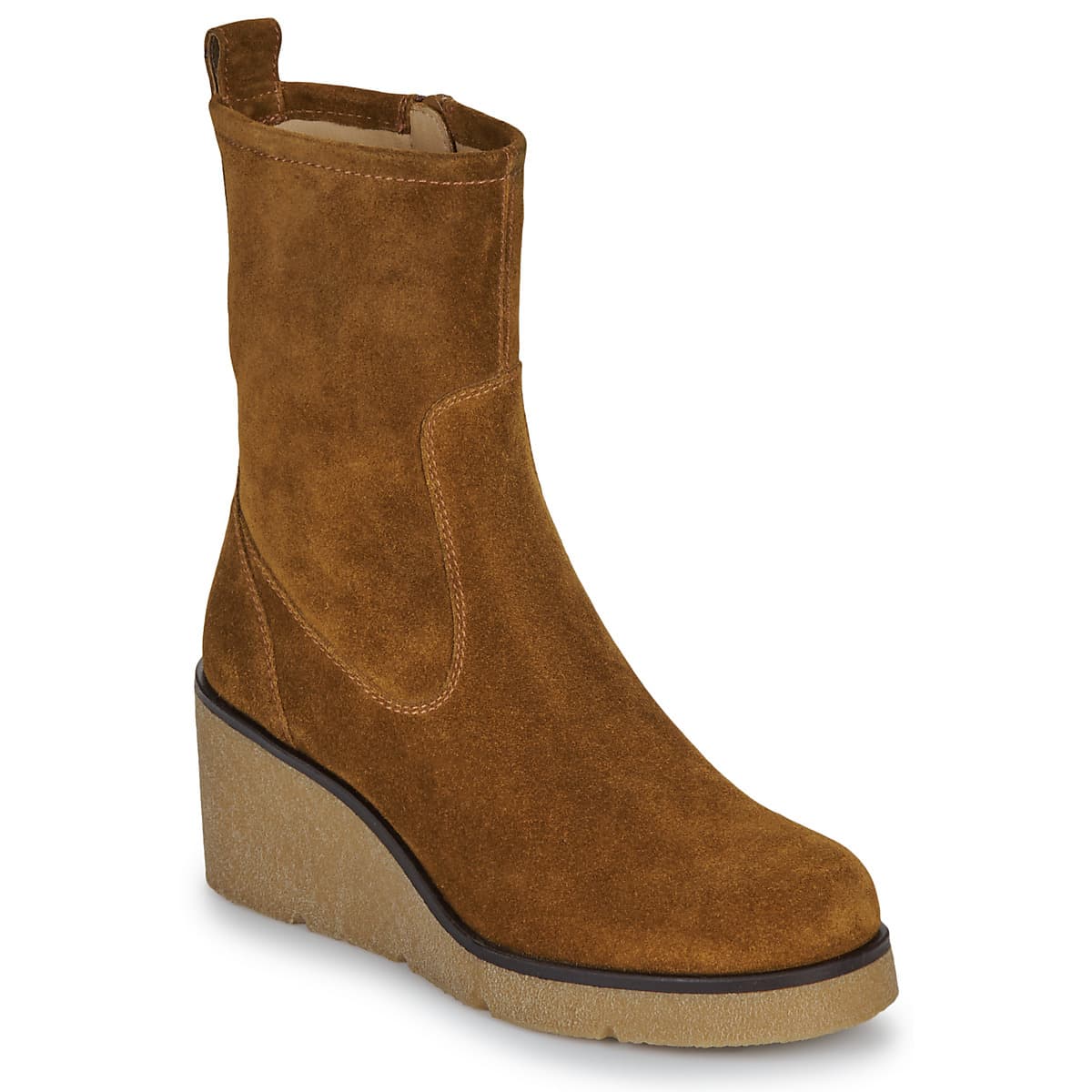 Women's Ankle Boots Unisa Brown