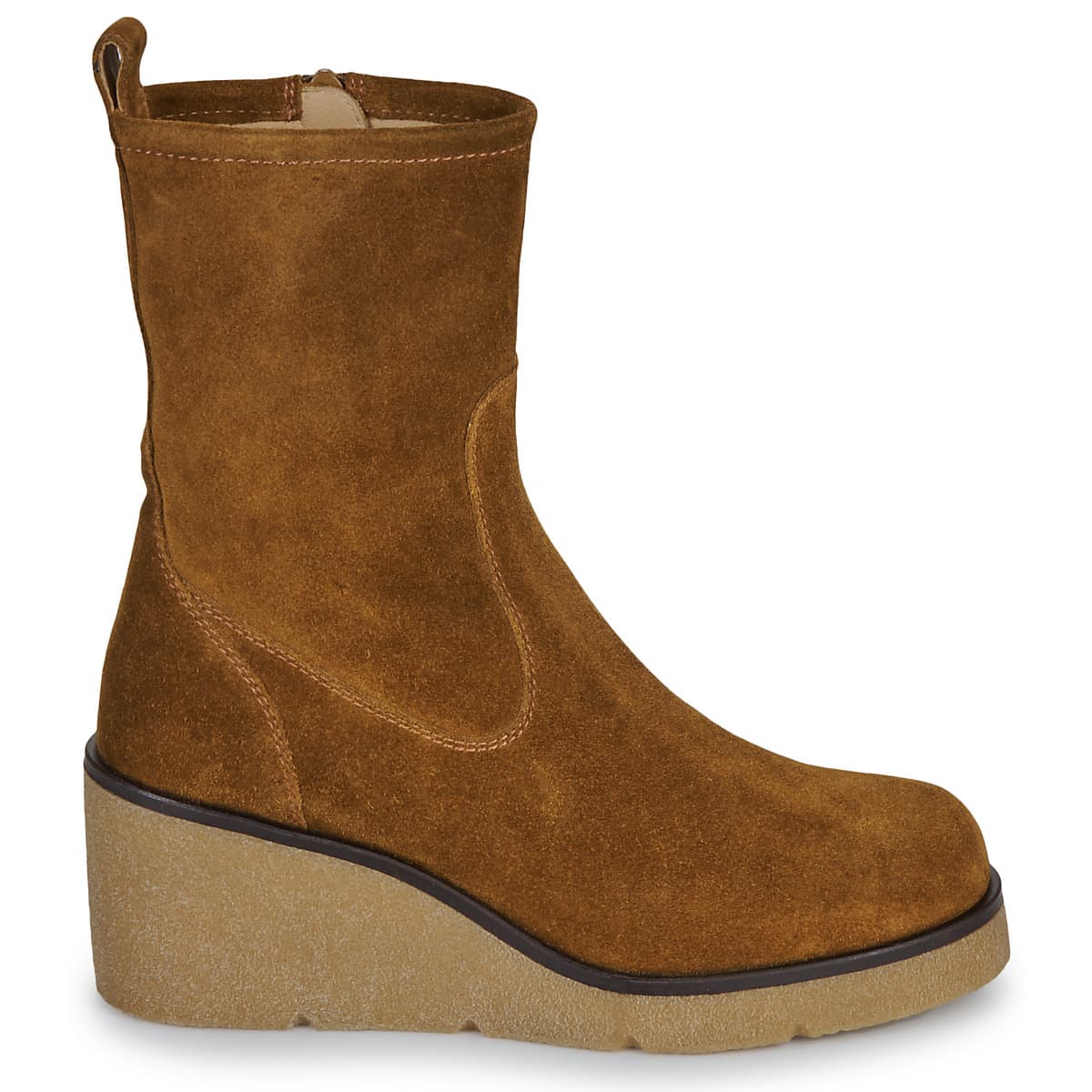 Women's Ankle Boots Unisa Brown