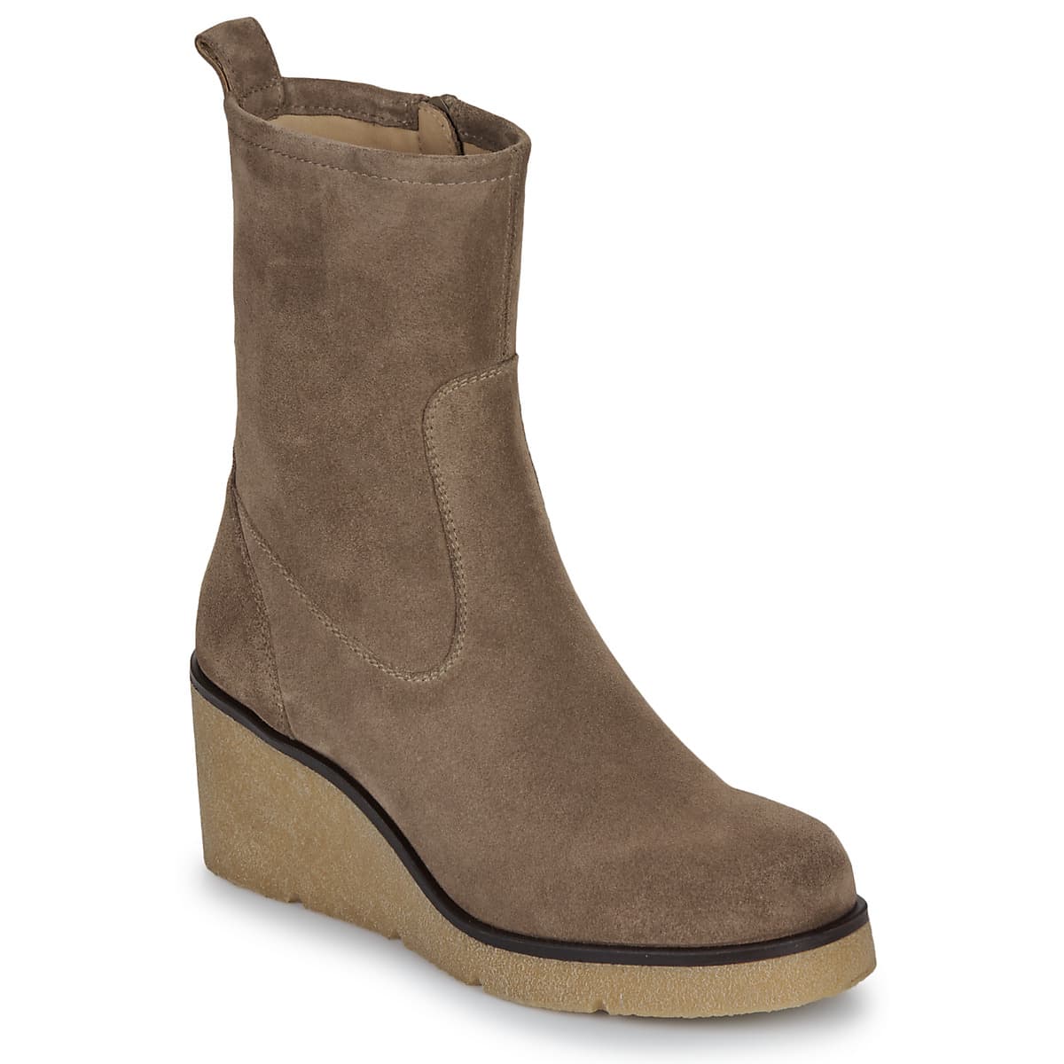 Women's Ankle Boots Unisa Brown