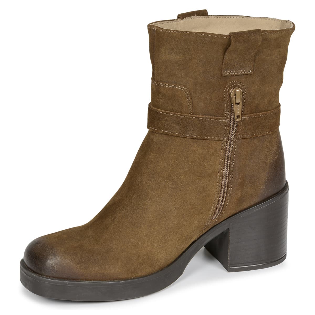 Women's Ankle Boots Unisa Brown