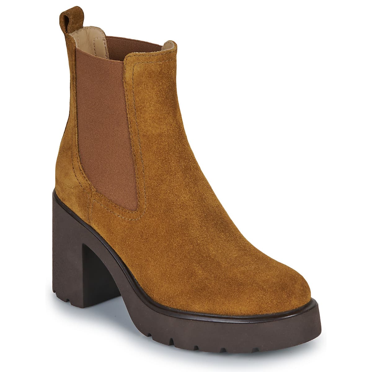 Women's Ankle Boots Unisa Brown