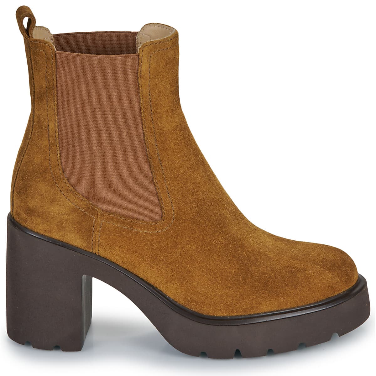 Women's Ankle Boots Unisa Brown
