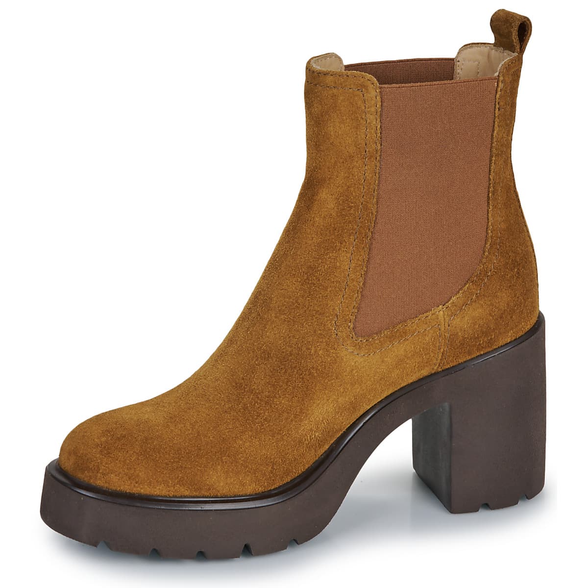Women's Ankle Boots Unisa Brown