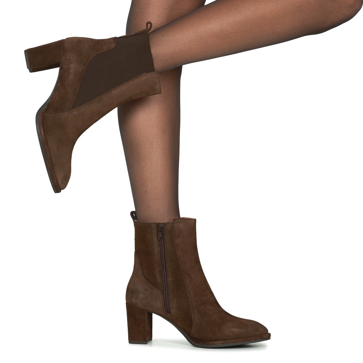 Women's Ankle Boots Unisa Brown