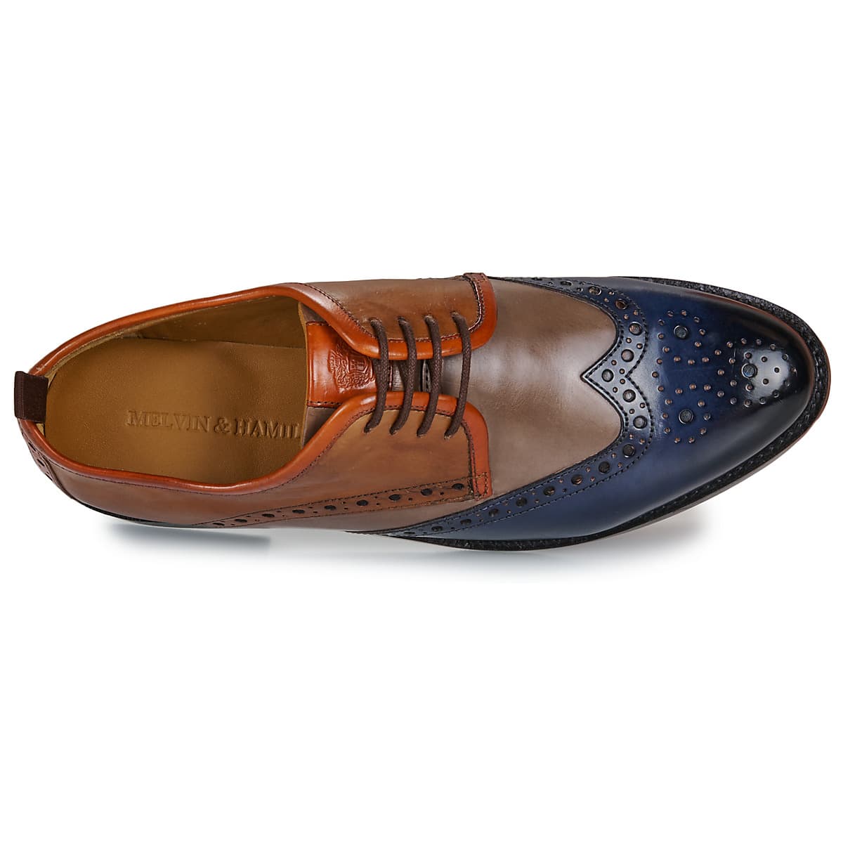 Women's Derby Shoes Melvin & Hamilton Brown