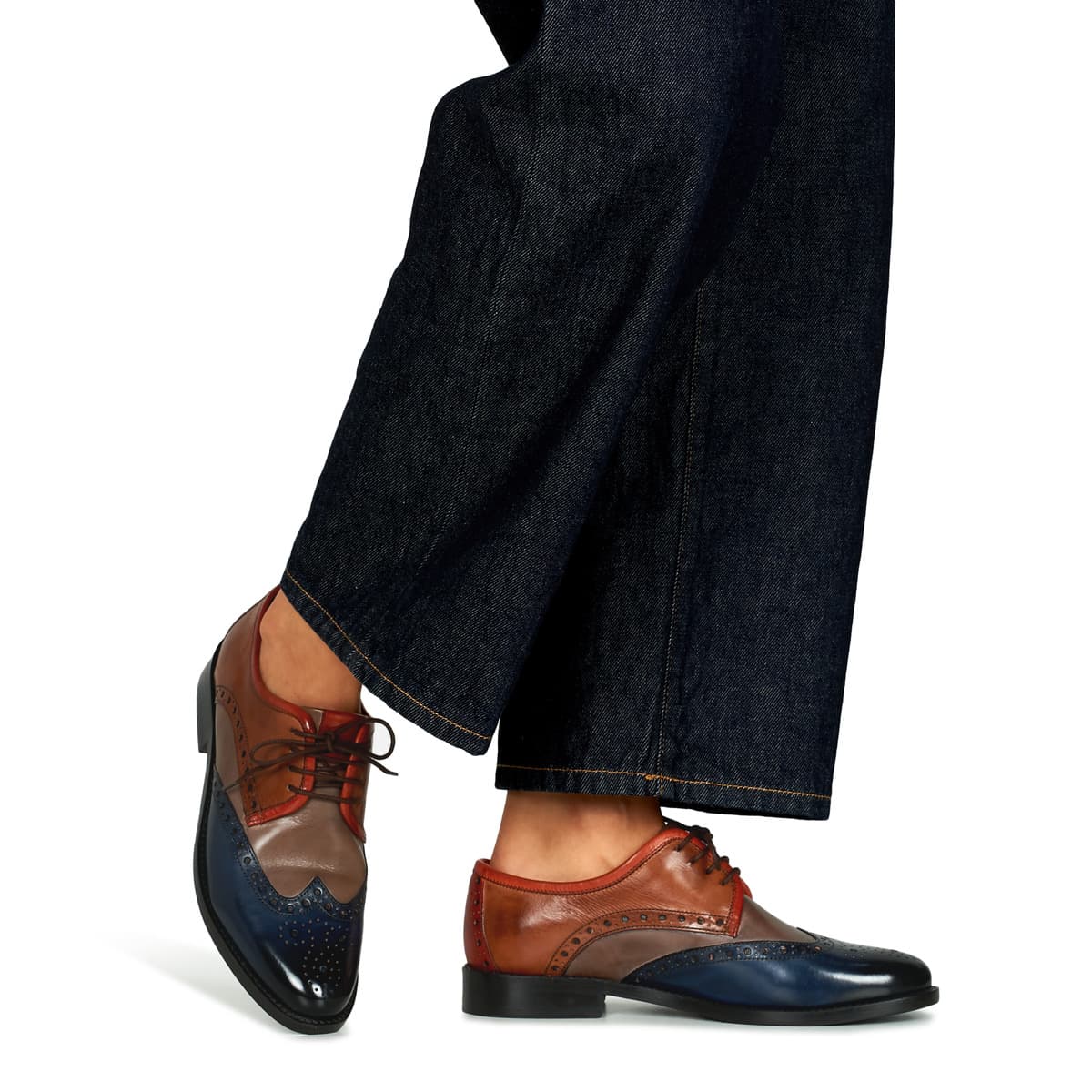 Women's Derby Shoes Melvin & Hamilton Brown