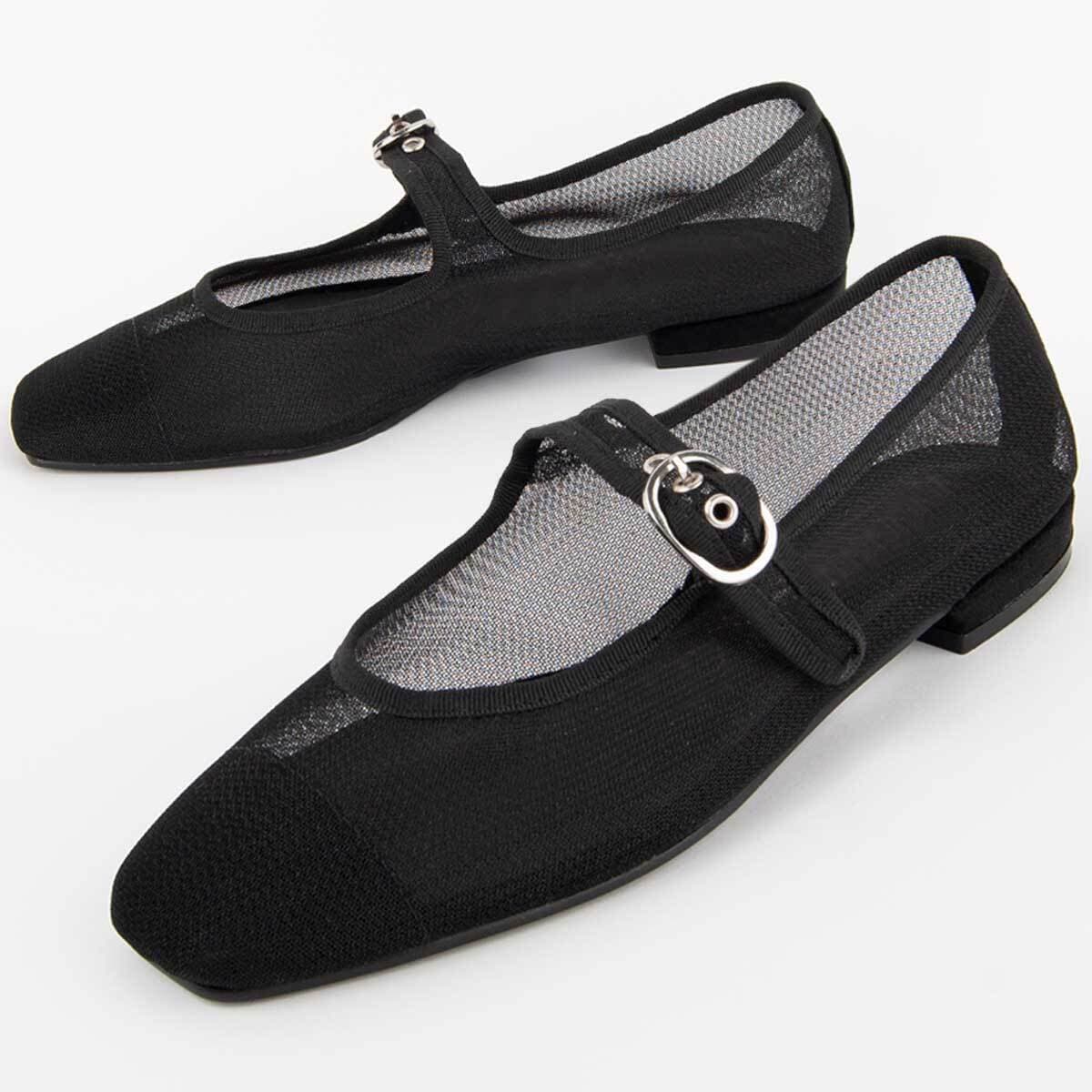 Women's Ballet Flats Montevita Black
