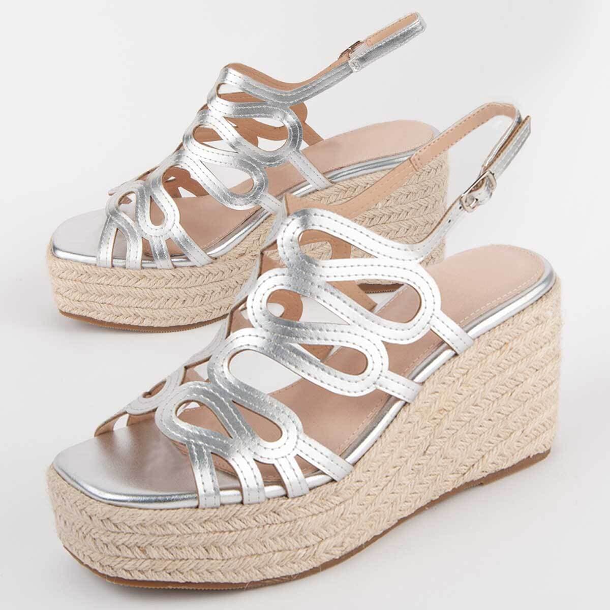 Women's Espadrilles Montevita Silver