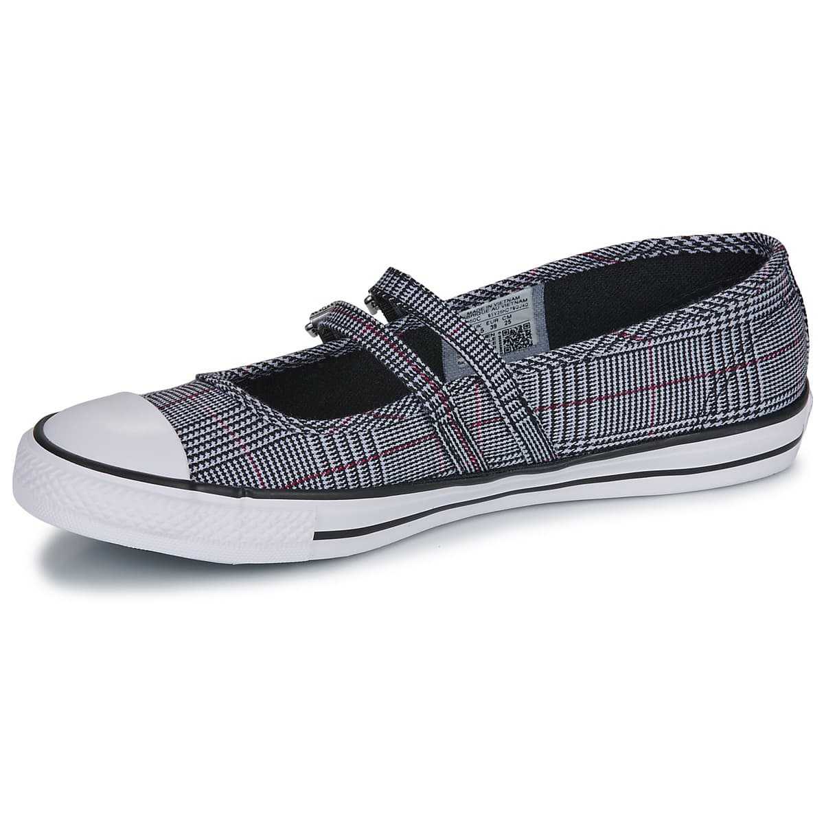 Women's Ballet Flats Converse Gray