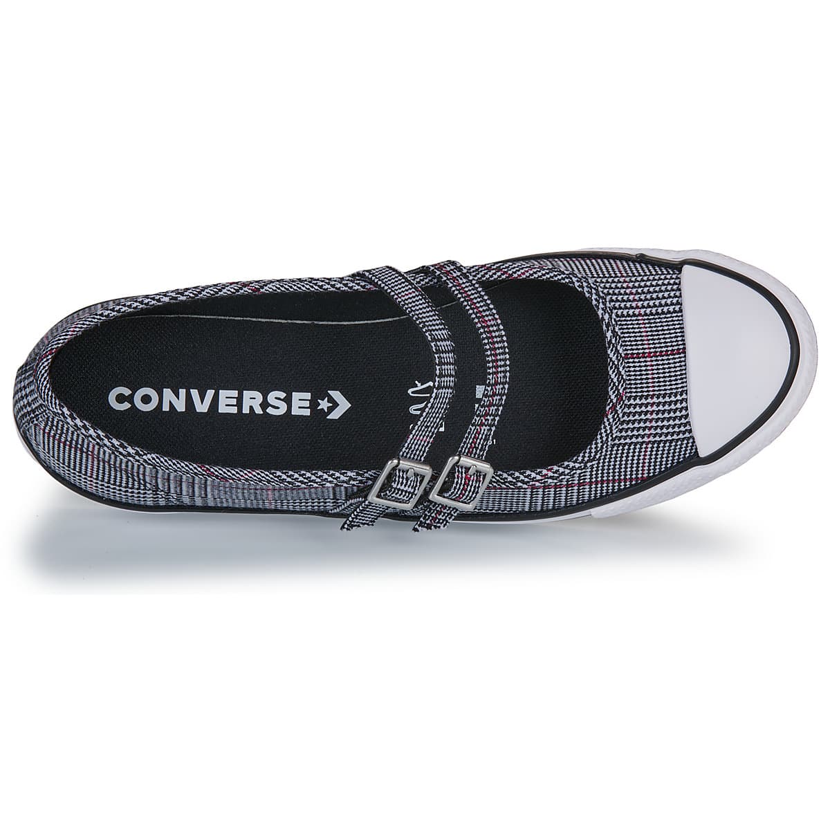 Women's Ballet Flats Converse Gray