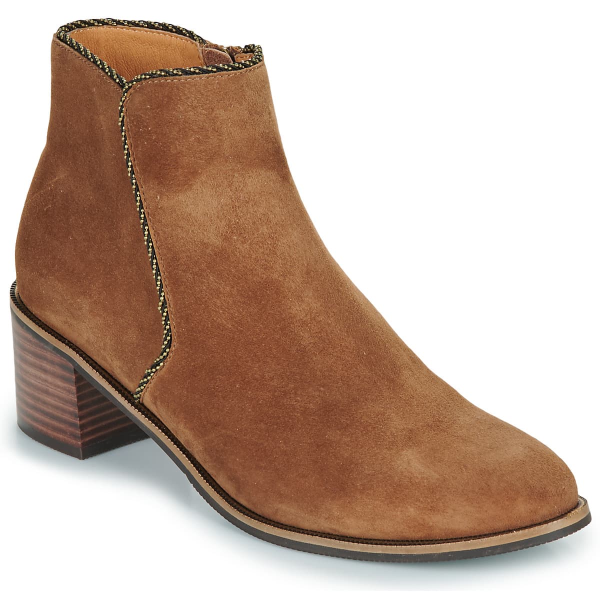Women's Ankle Boots Mam'Zelle Brown