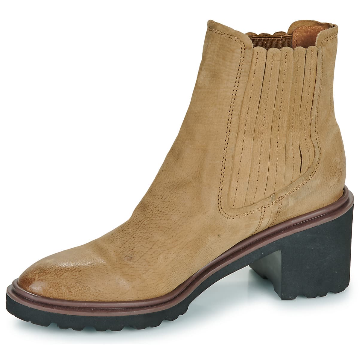 Women's Ankle Boots Mam'Zelle Brown