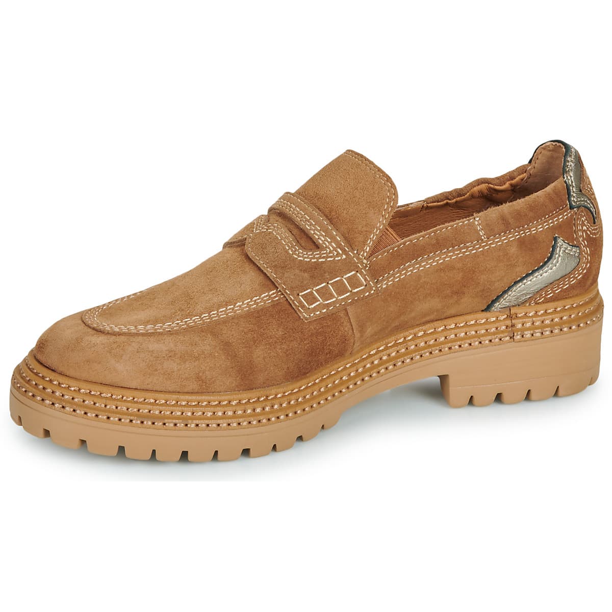 Women's Loafers Mam'Zelle Brown