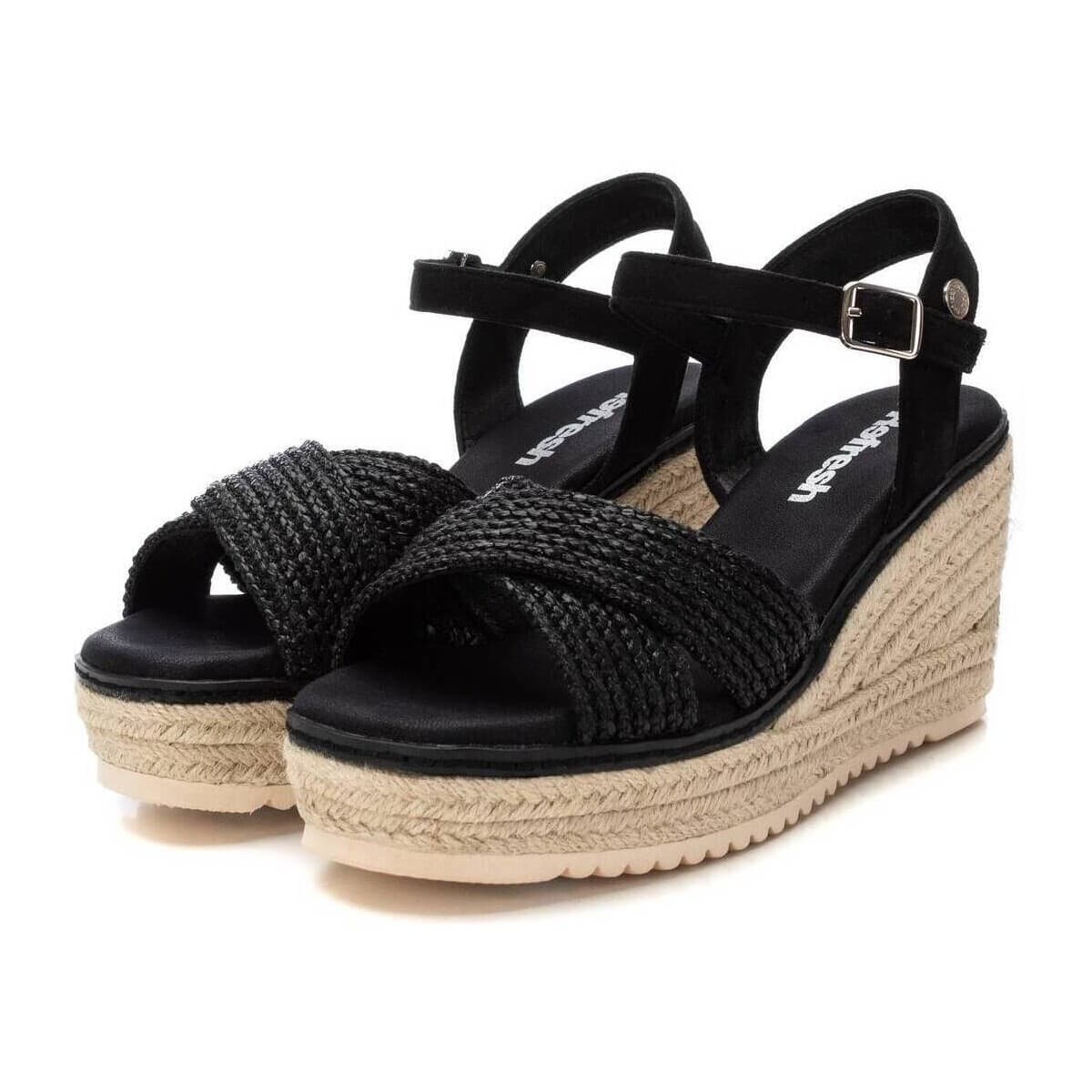 Women's Platforms Refresh Black