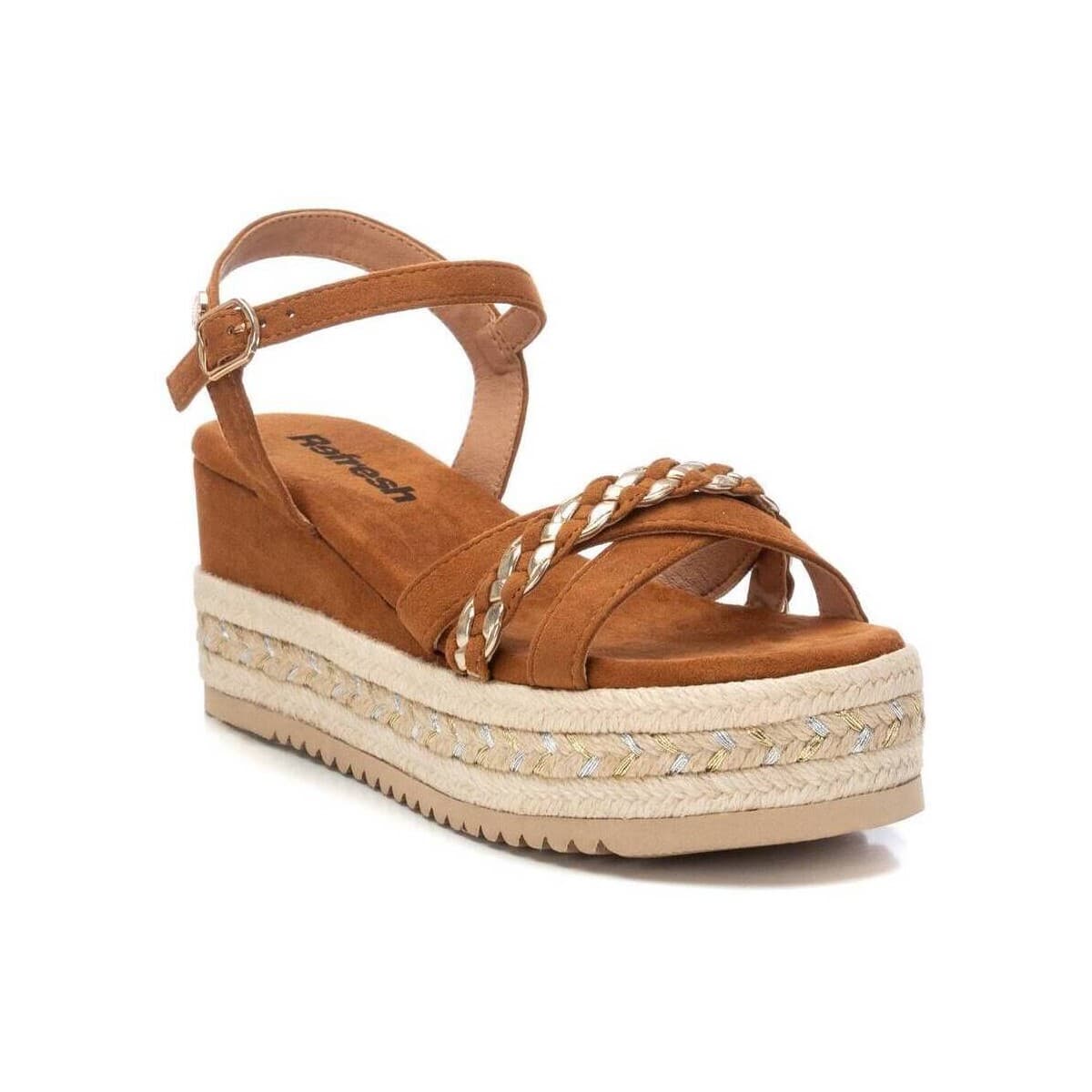 Women's Platforms Refresh Brown