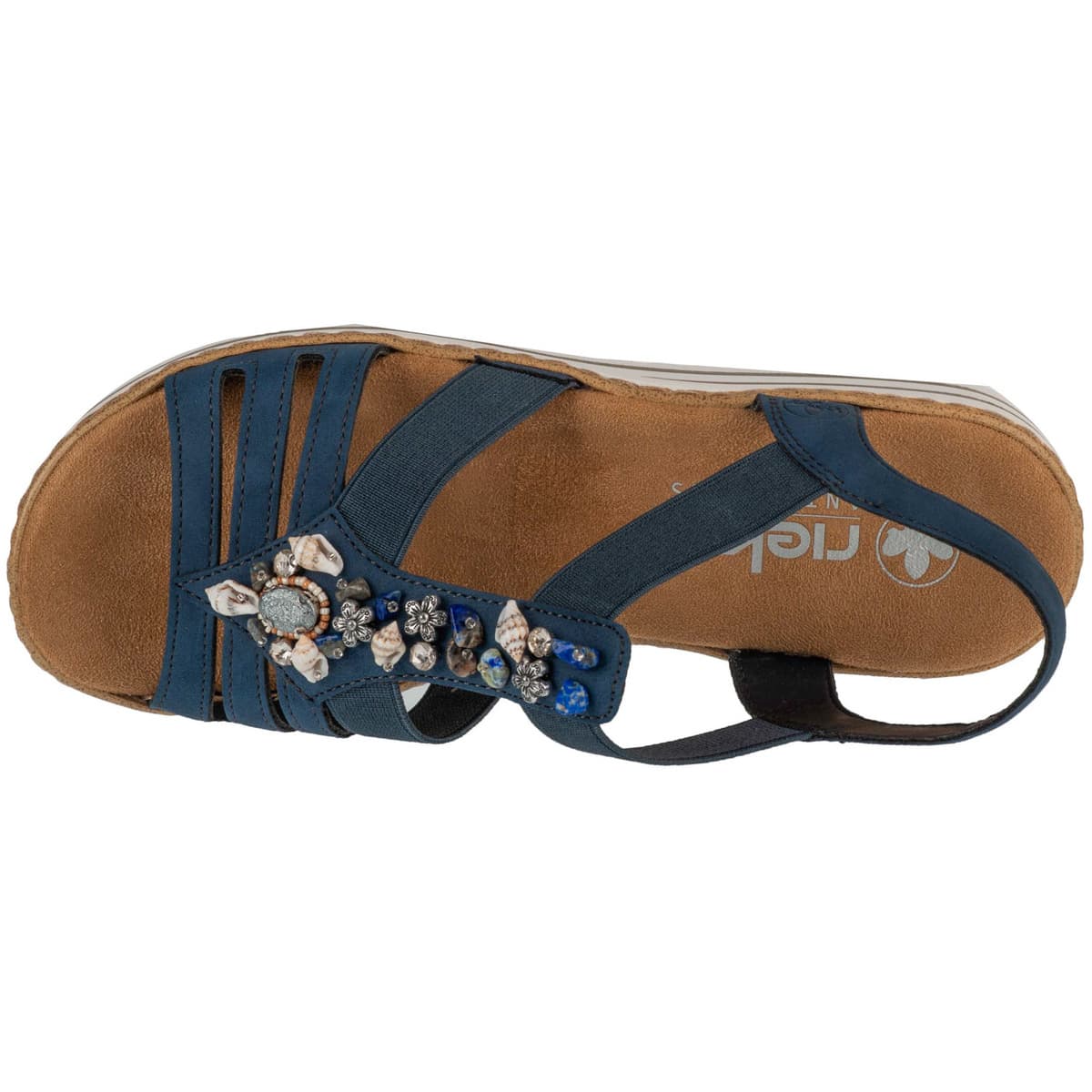 Women's Sports Sandals Rieker Blue