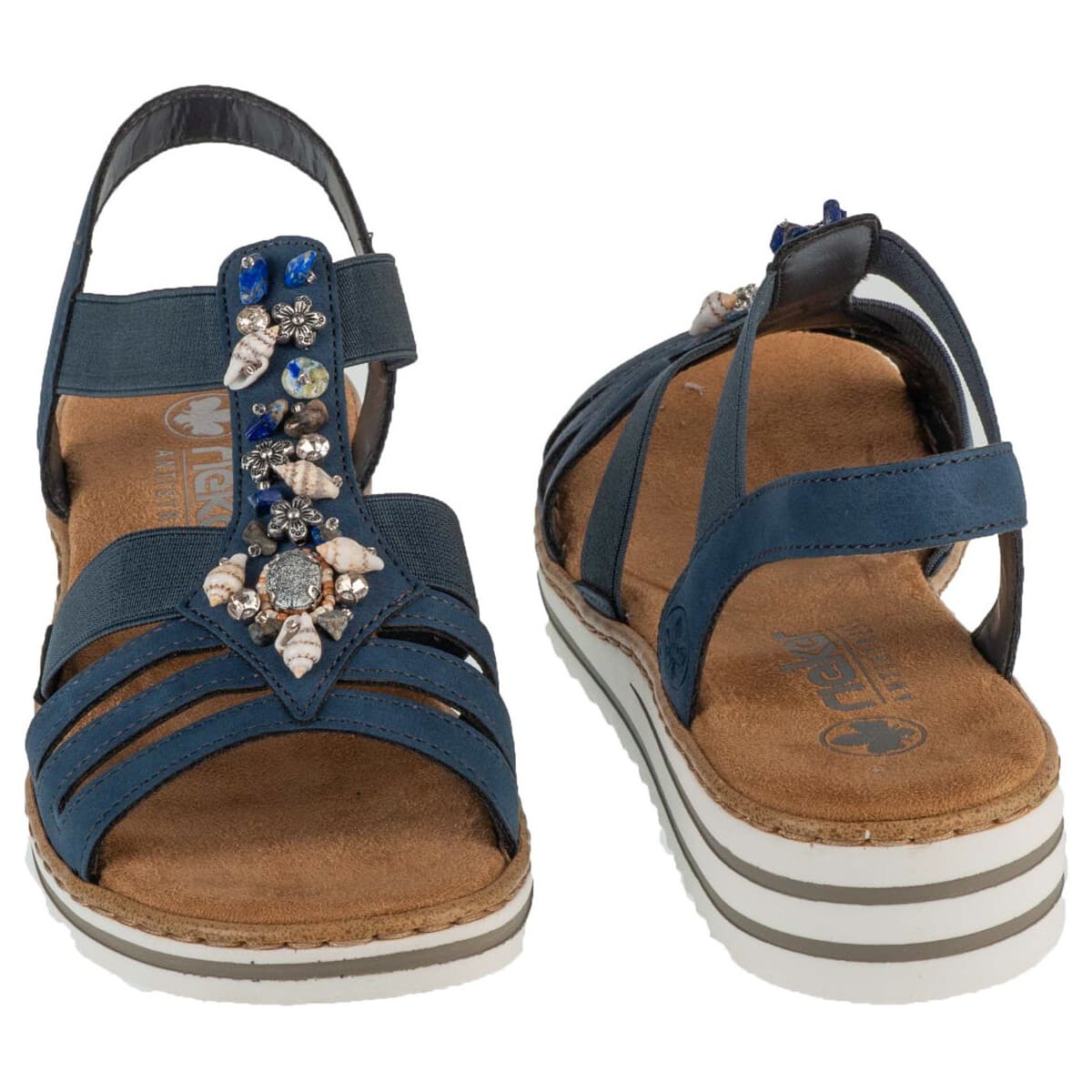 Women's Sports Sandals Rieker Blue