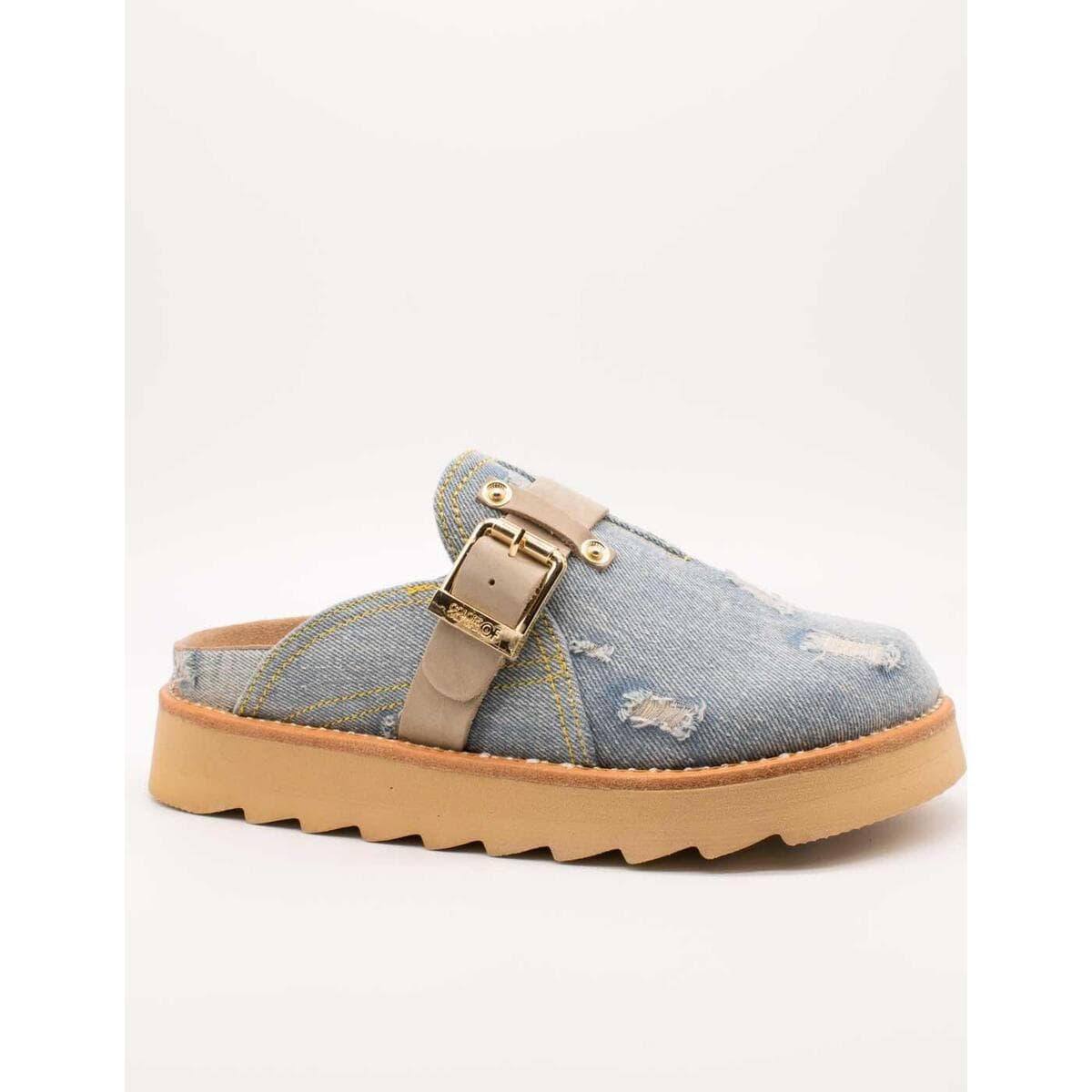 Σανδάλια με πλατφόρμα Colors of California HC-STORMY59-WHI