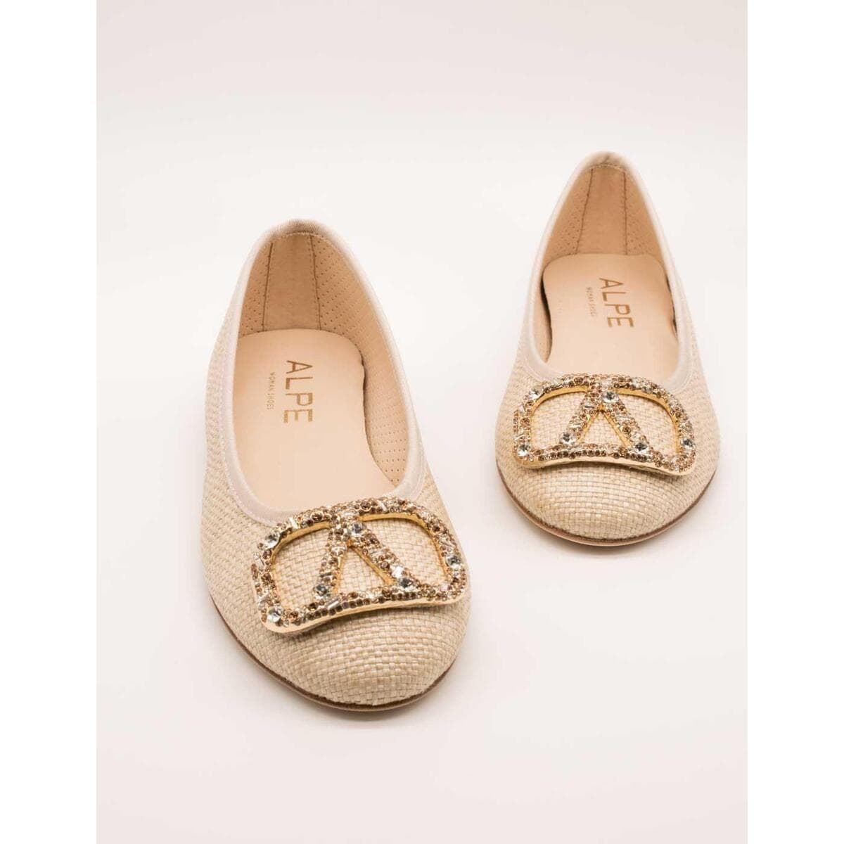 Women's Ballet Flats Alpe Beige