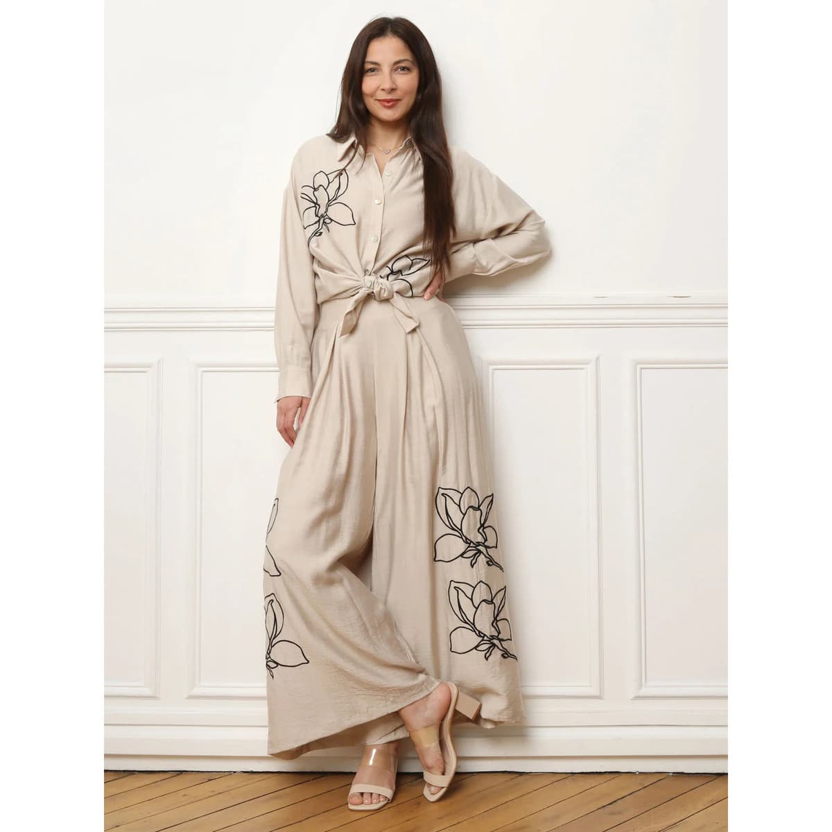 Women's Shirts La Modeuse Beige