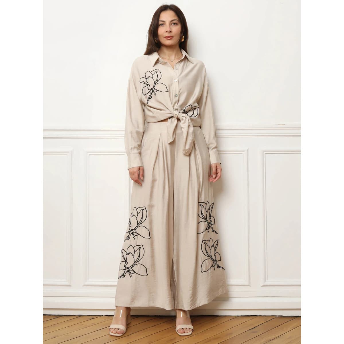 Women's Pants La Modeuse Beige