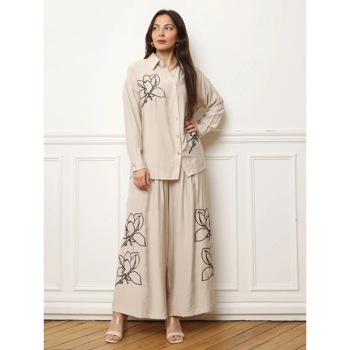 Women's Pants La Modeuse Beige