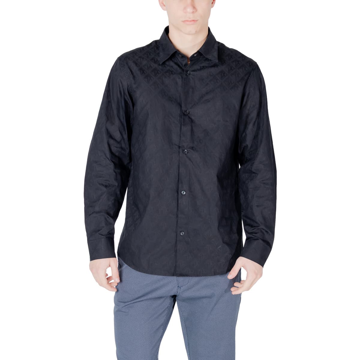 Men's Shirts EAX Blue