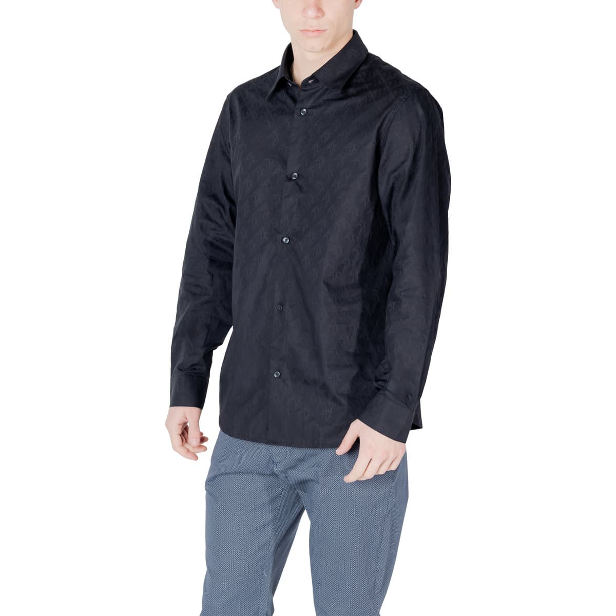 Men's Shirts EAX Blue