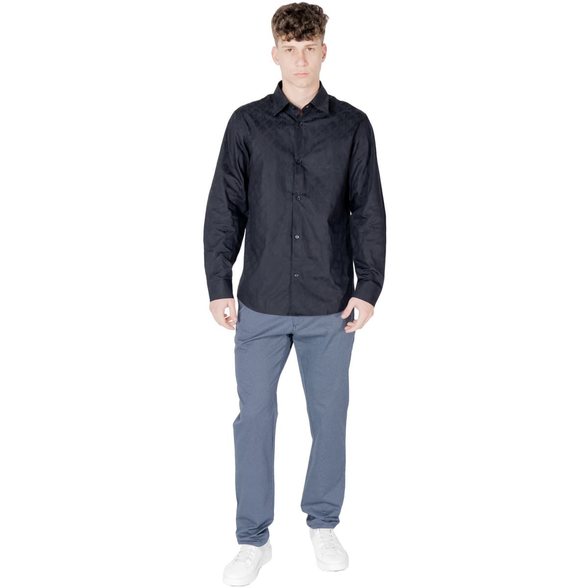 Men's Shirts EAX Blue