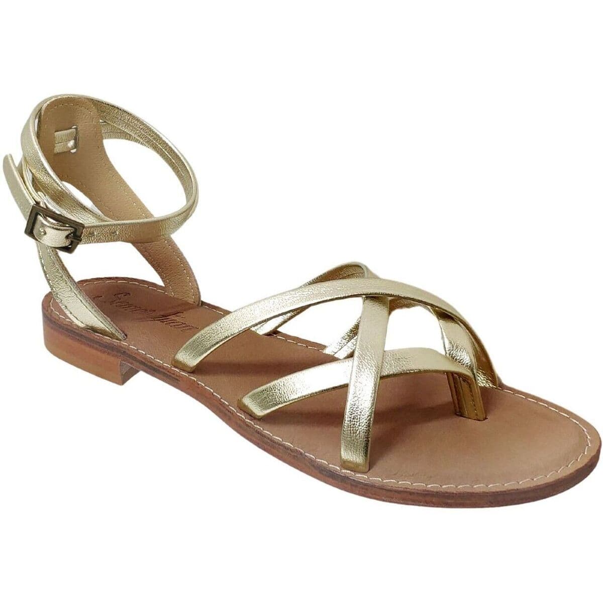 Women's Sandals Semerdjian Gold
