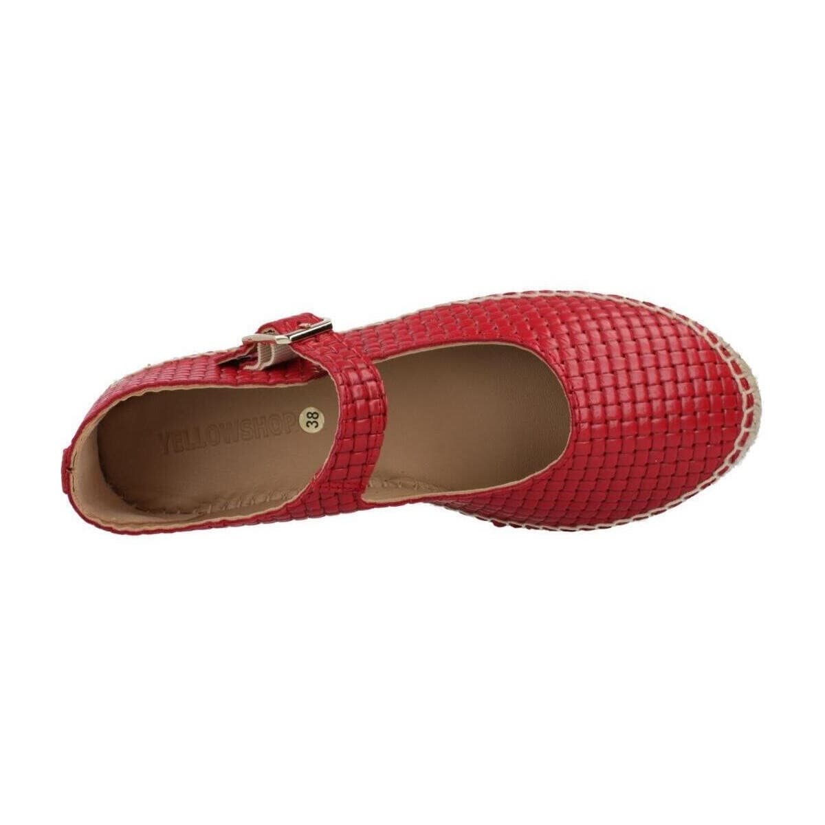 Women's Espadrilles Yellow Red