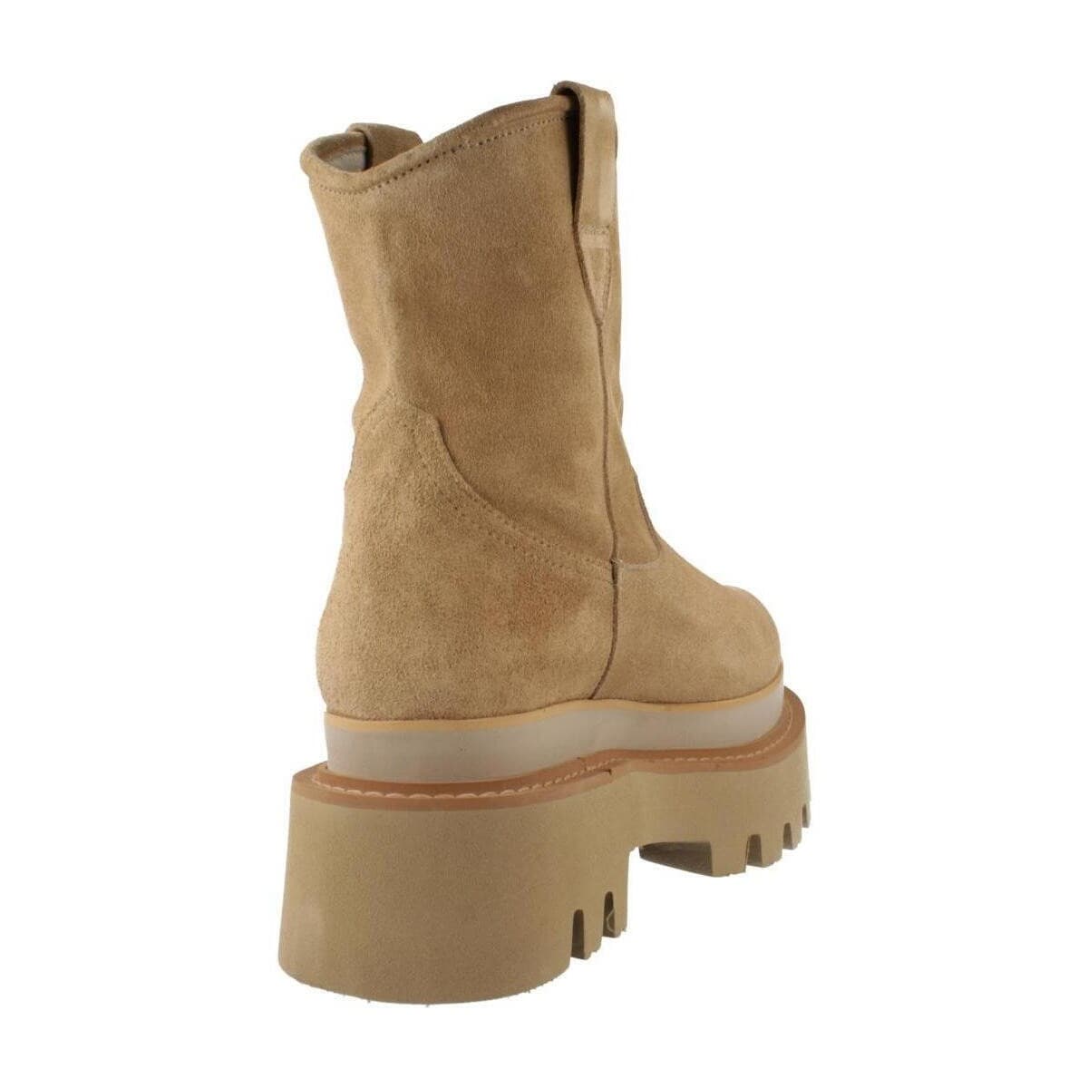 Women's Ankle Boots Yellow Brown