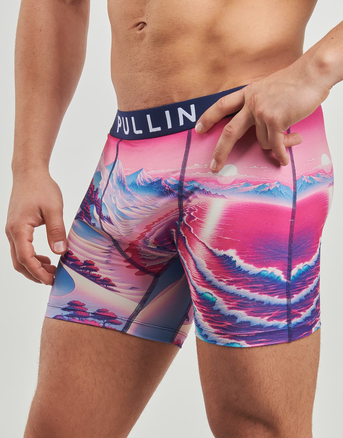 Men's Boxer Briefs Pullin Pink