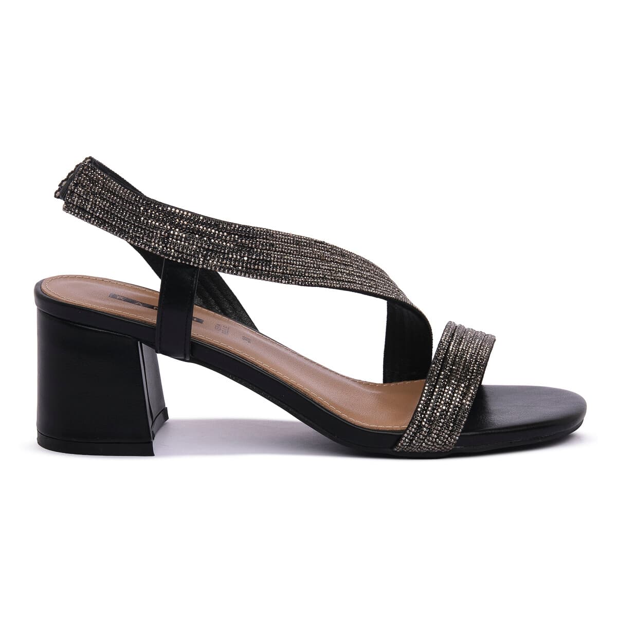 Σανδάλια με τακούνι Kharisma NERO