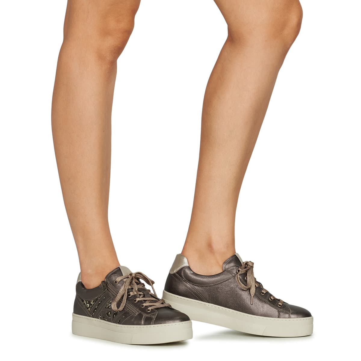 Women's Sneakers NeroGiardini Gold