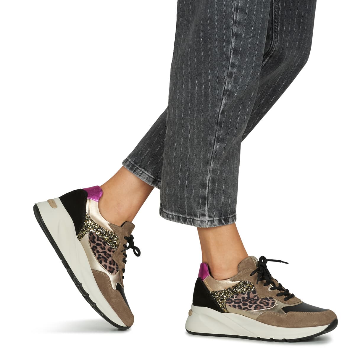 Women's Sneakers NeroGiardini Brown