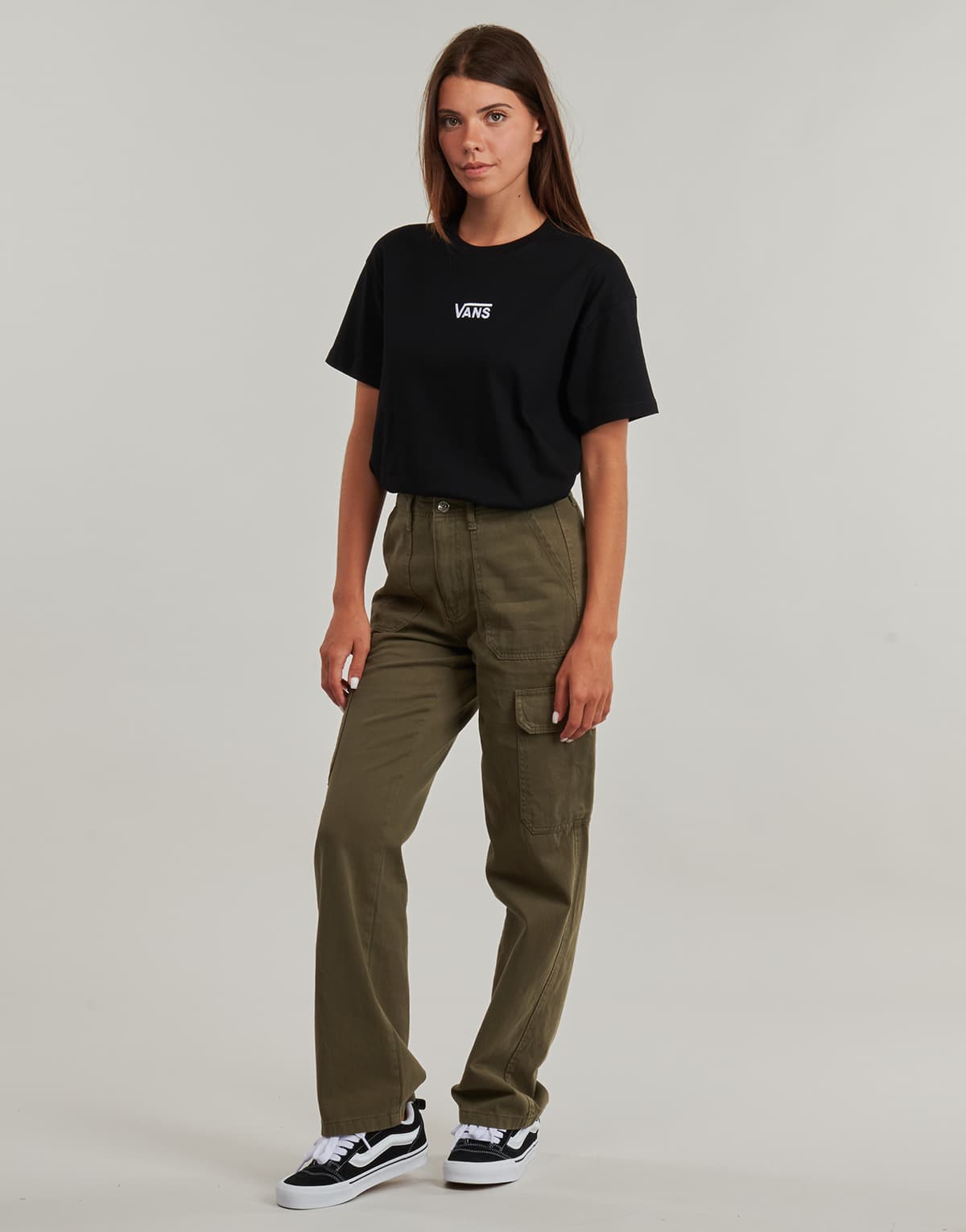 Women's T-Shirts Vans Black