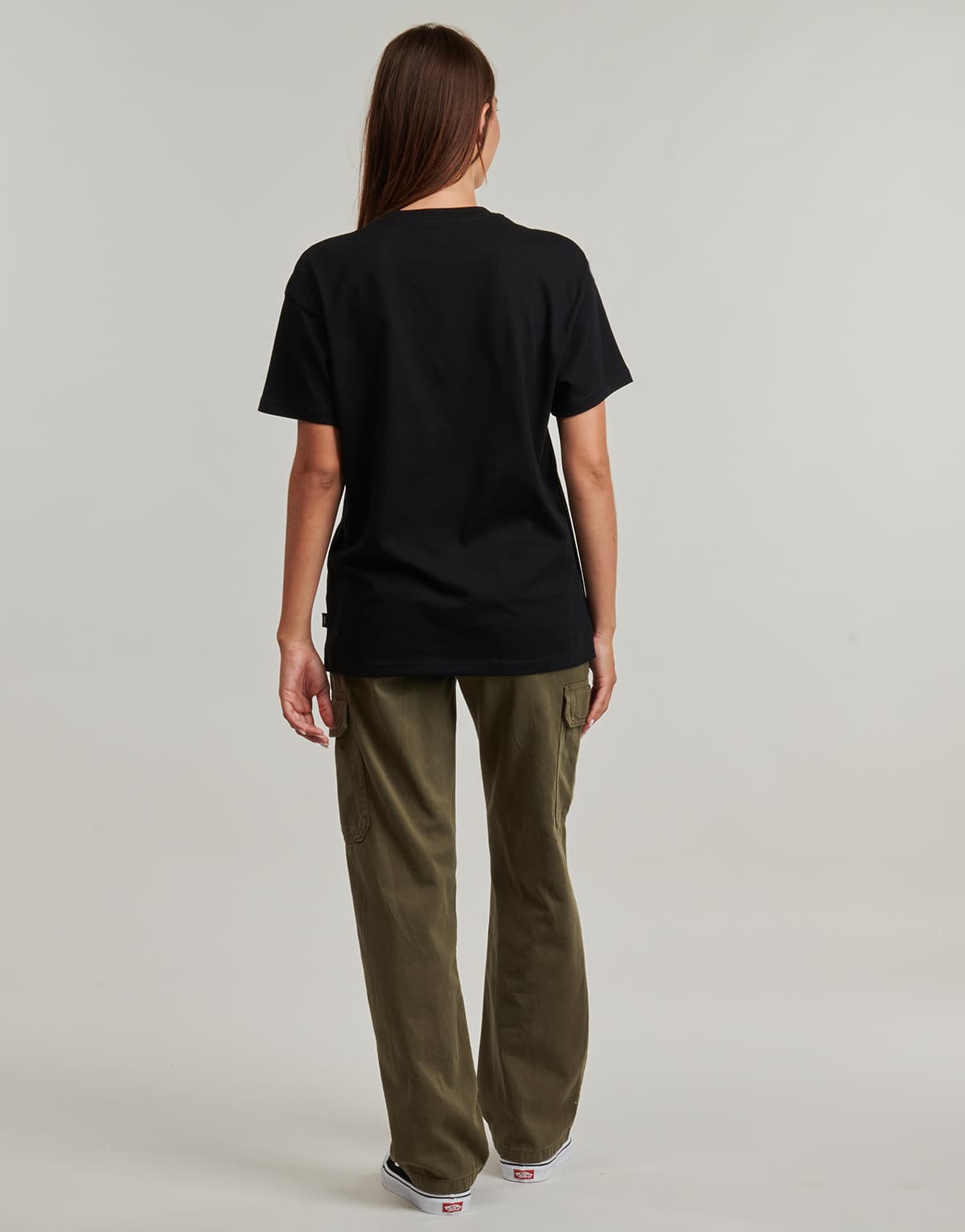Women's T-Shirts Vans Black