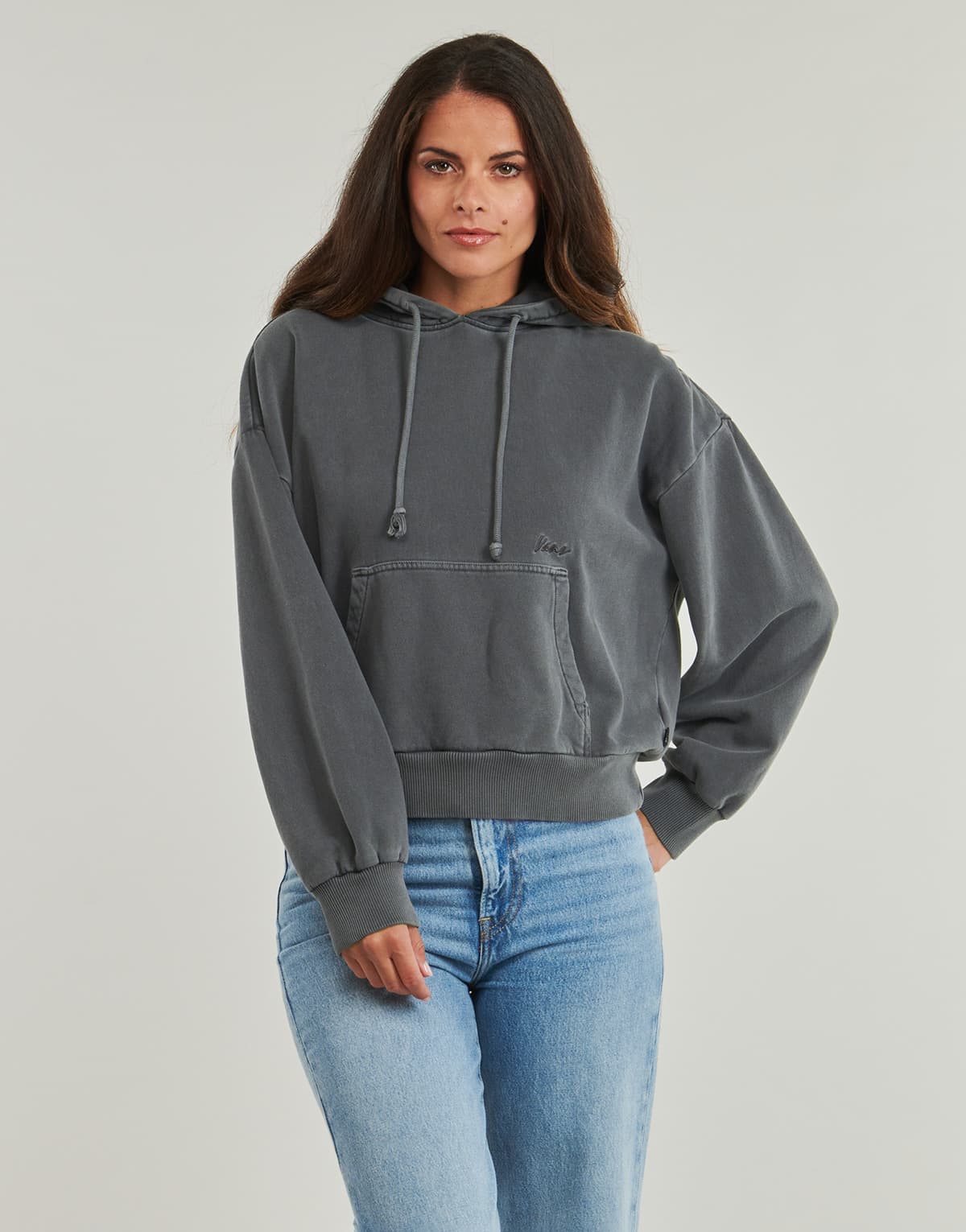 Women's Sweatshirts Vans Gray