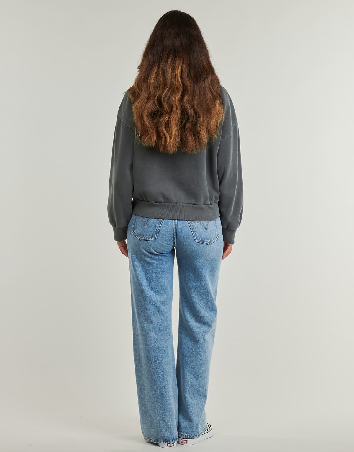 Women's Sweatshirts Vans Gray