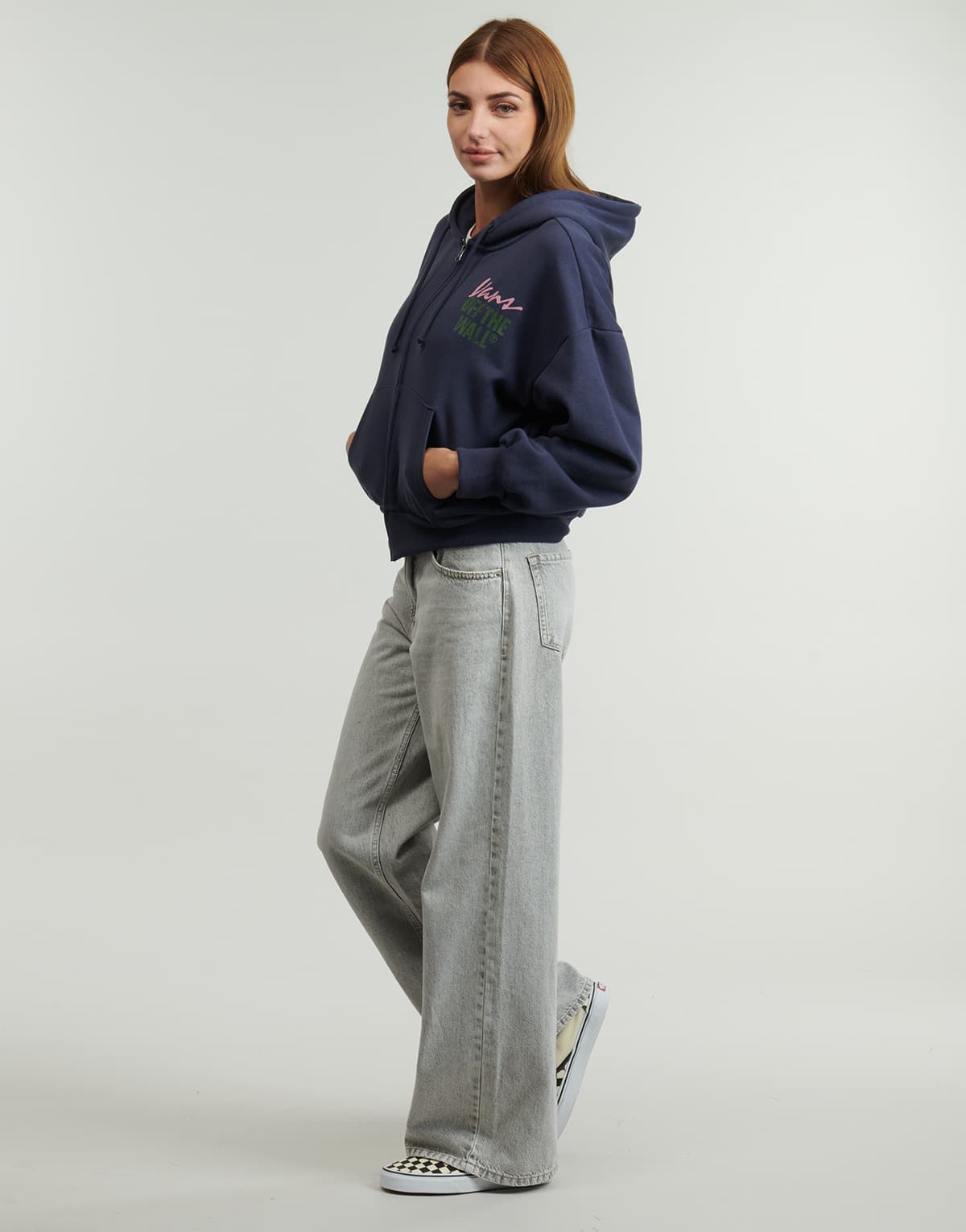 Women's Sweatshirts Vans Blue