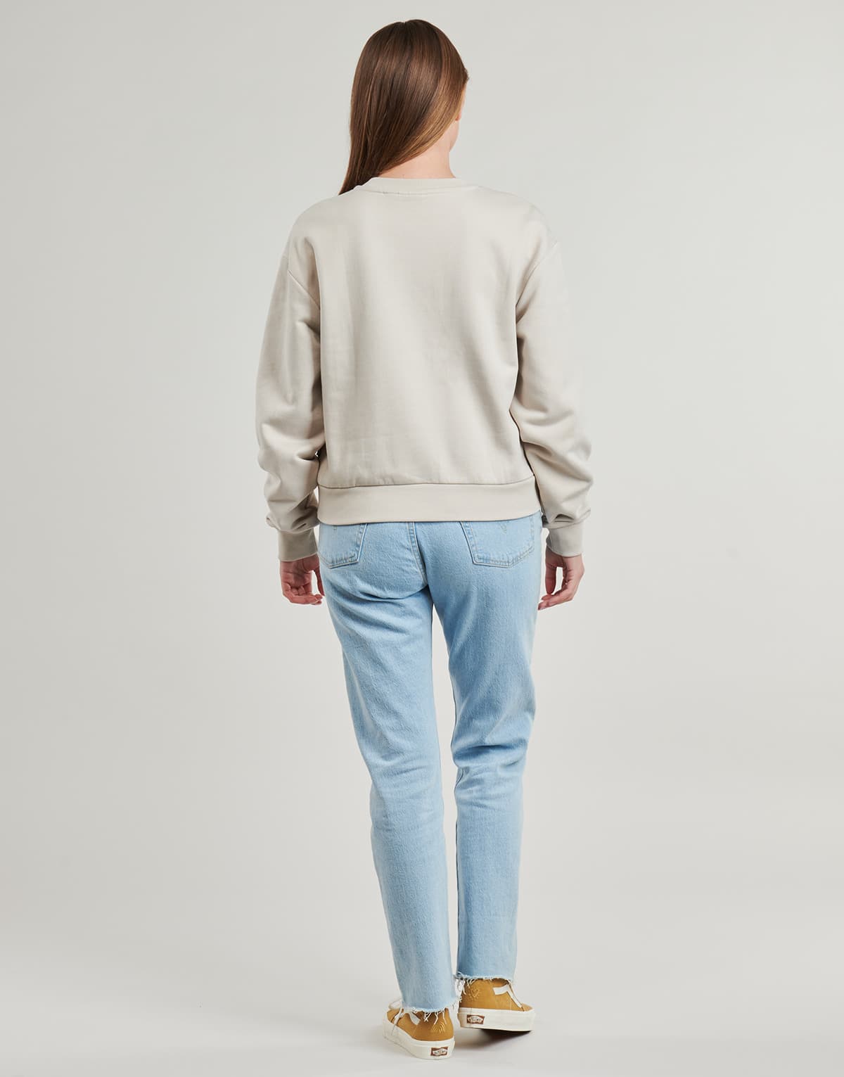 Women's Sports T-Shirts Vans Beige