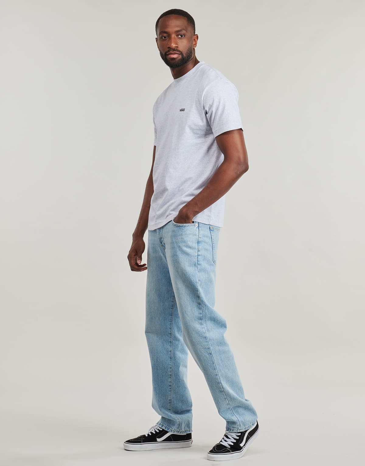 Men's T-Shirts Vans Gray