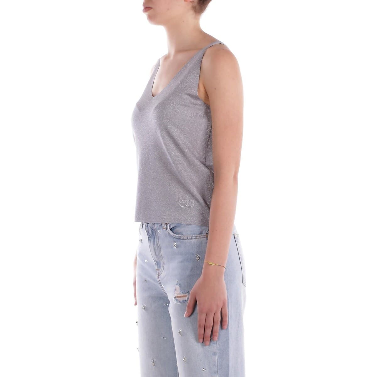 Women's T-Shirts Liu Jo Silver
