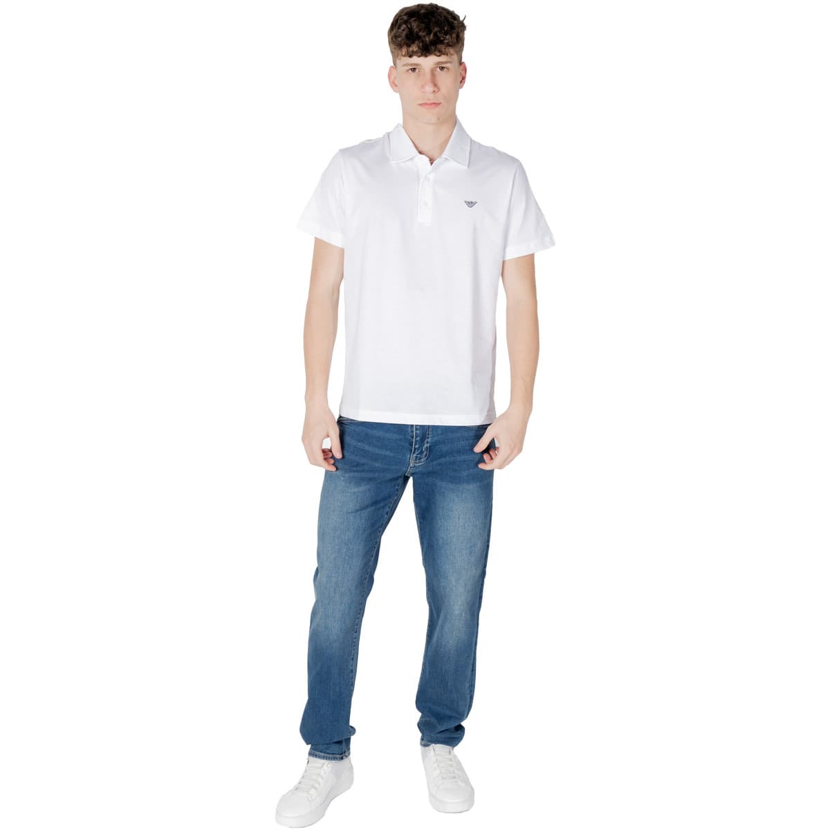 Men's Polo Shirts EA7 White
