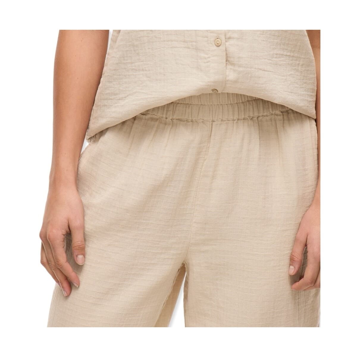 Women's Pants Vila Beige
