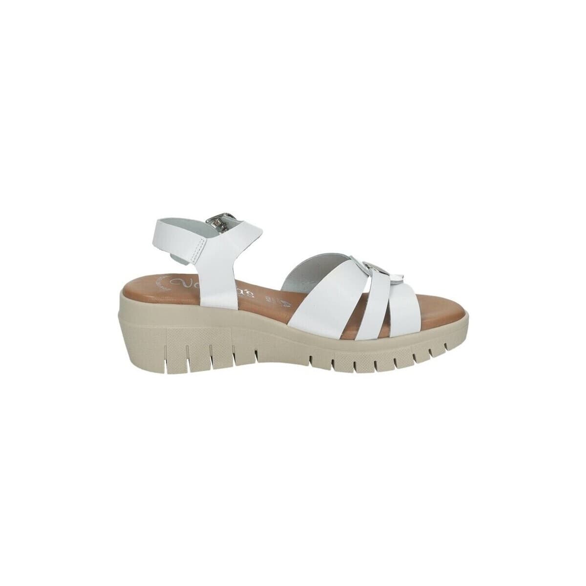 Women's Platforms Valeria's White